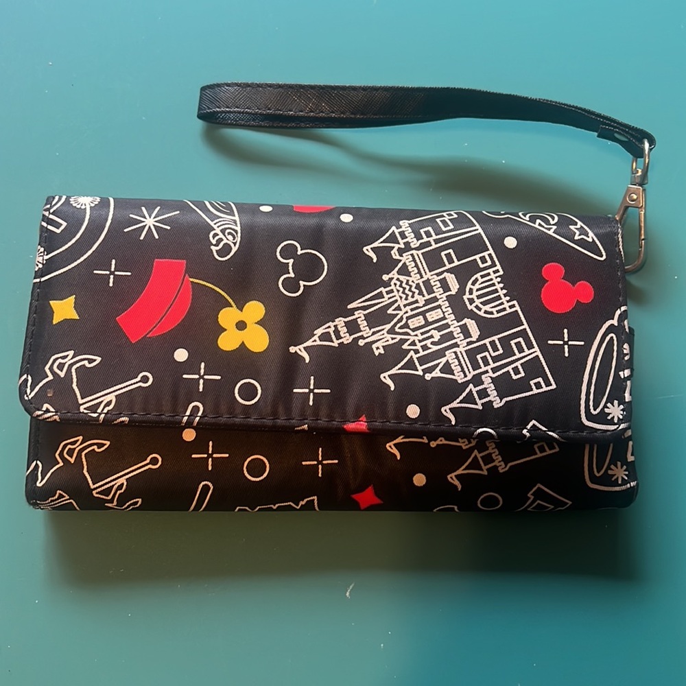 ♥️ Disney Parks Icons Mickey & Minnie Wallet Wristlet! - Picture 3 of 7